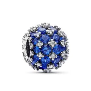 Σύμβολο με πετράδια μπλε ασήμι 925