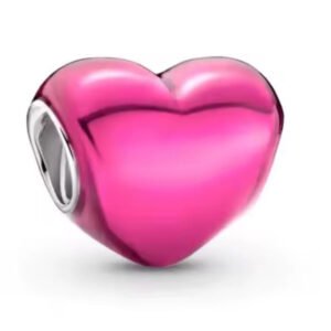 Σύμβολο καρδιά ροζ ασήμι 925