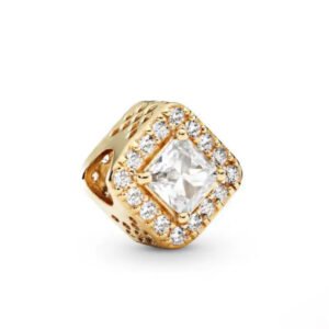 Σύμβολο Ρόμβος με πετράδια χρώμα  χρυσό ασήμι 925