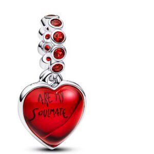 Σύμβολο κρεμαστή καρδιά διπλό ασήμι 925