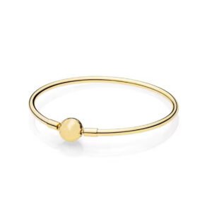 Βραχιολι σταθερό χρυσό Ατσάλι  ( δέχεται σύμβολα ) - 20cm