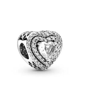 Σύμβολο Καρδιά με πετράδια ασήμι 925