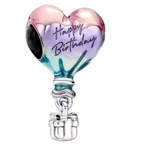 Σύμβολο αερόστατο happy birthday ασήμι 925