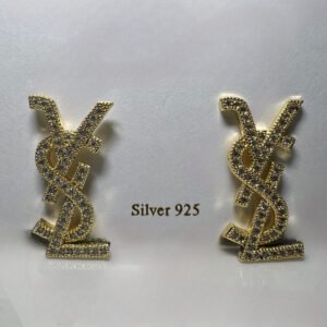 Σκουλαρίκια τύπου ‘YSL’ χρυσό