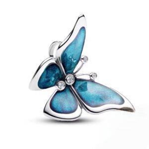 Σύμβολο πεταλούδα ασήμι 925