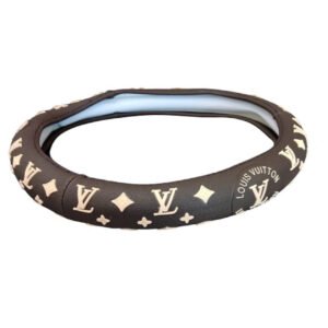 Κάλυμμα τιμονιού δέρμα τύπου ( Louis Vouiton )