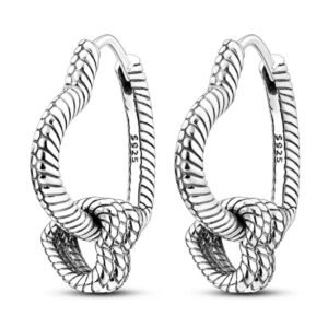 Σκουλαρίκια κρίκοι άσχημα καρδιές με τρεις κρεμαστές καρδούλες ασήμι 925