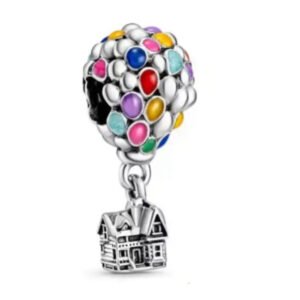 Σύμβολο σπιτι με μπαλόνια ασήμι 925