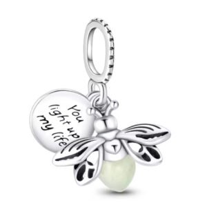 Σύμβολο Πυγολαμπίδα που φωσφορίζει στο σκοτάδι!  ασήμι 925