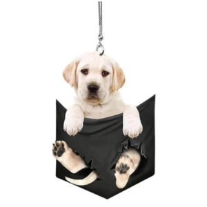 Διακοσμητικό κρεμαστό, αυτοκινήτου κουτάβι Λαμπραντόρ