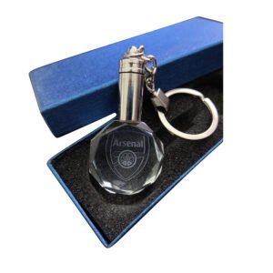 Κρυστάλλινο 3D Led Μπρελόκ Με Λογότυπο Ομάδων - Arsenal , Without LED