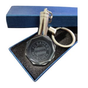 Κρυστάλλινο 3D Led Μπρελόκ Με Λογότυπο Ομάδων - Bayern Munich , Without LED