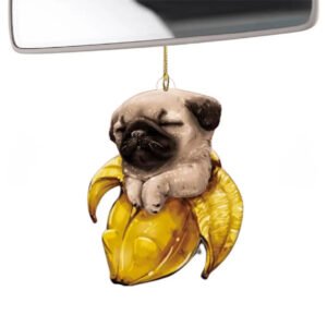 Διακοσμητικό κρεμαστό, αυτοκινήτου κουτάβι pug