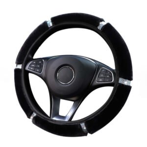 Κάλυμμα τιμονιού βελούδινο με στρας