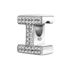 I Σύμβολο με πετράδια ασήμι 925