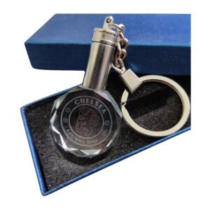 Κρυστάλλινο 3D Led Μπρελόκ Με Λογότυπο Ομάδων - Chelsea , Without LED