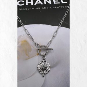 Κολιέ αλυσιδα με κρεμαστό μενταγιόν ήλιο με ζιργκονακια ατσάλι 45cm