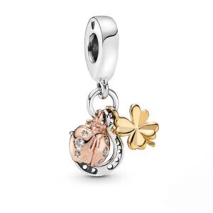 Σύμβολο ασημι 925 Τύχη πέταλο τριφύλλι πασχαλιτσα