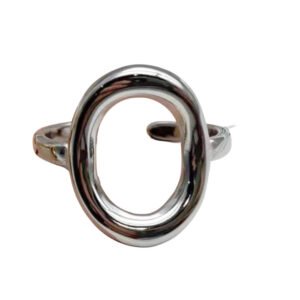 Δαχτυλίδι ασημί αυξομειώνεται ανοξείδωτο ατσάλι