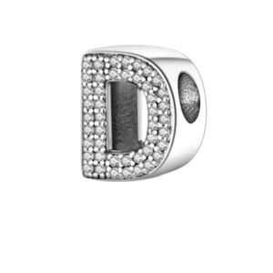 D Σύμβολο με πετράδια ασήμι 925