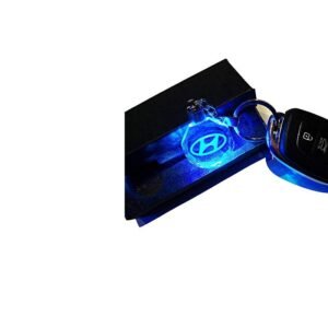 3D Led Μπρελόκ Κρύσταλλο με Λογότυπο Αυτοκινήτου & Μοτοσυκλετών - Hyundai