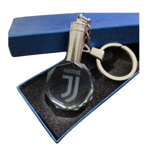 Κρυστάλλινο 3D Led Μπρελόκ Με Λογότυπο Ομάδων - Juventus , Without LED