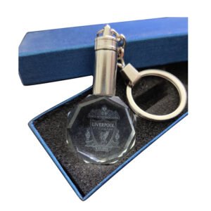 Κρυστάλλινο 3D Led Μπρελόκ Με Λογότυπο Ομάδων - Liverpool , Without LED