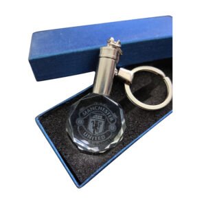 Κρυστάλλινο 3D Led Μπρελόκ Με Λογότυπο Ομάδων - Manchester United , Without LED