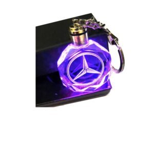 3D Led Μπρελόκ Κρύσταλλο με Λογότυπο Αυτοκινήτου & Μοτοσυκλετών - Mercedes