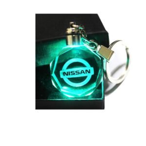 3D Led Μπρελόκ Κρύσταλλο με Λογότυπο Αυτοκινήτου & Μοτοσυκλετών - Nissan