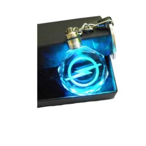 3D Led Μπρελόκ Κρύσταλλο με Λογότυπο Αυτοκινήτου & Μοτοσυκλετών - Opel