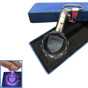 Κρυστάλλινο 3D Led Μπρελόκ Με Λογότυπο Ομάδων - Πανιώνιος , With LED