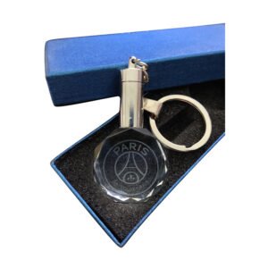 Κρυστάλλινο 3D Led Μπρελόκ Με Λογότυπο Ομάδων - Paris Saint Germain , Without LED