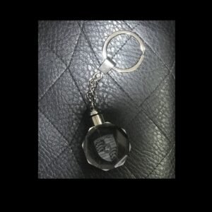 3D Led Μπρελόκ Κρύσταλλο με Λογότυπο Αυτοκινήτου & Μοτοσυκλετών - Porsche