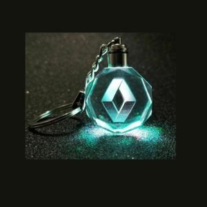 3D Led Μπρελόκ Κρύσταλλο με Λογότυπο Αυτοκινήτου & Μοτοσυκλετών - Renault