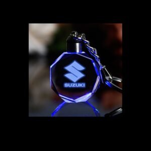 3D Led Μπρελόκ Κρύσταλλο με Λογότυπο Αυτοκινήτου & Μοτοσυκλετών - Suzuki