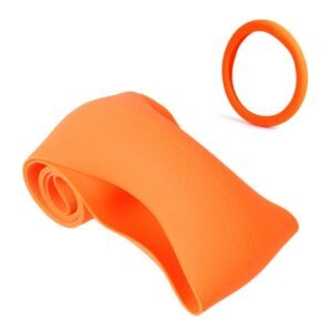 Κάλυμμα Τιμονιού Σιλικόνης [Smooth] - Orange