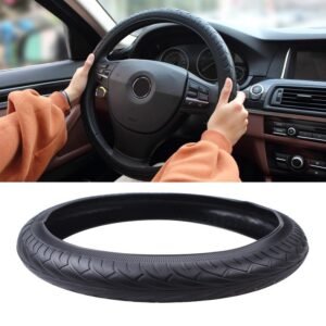 Κάλυμμα Τιμονιού Σιλικόνης [Tire] - Black