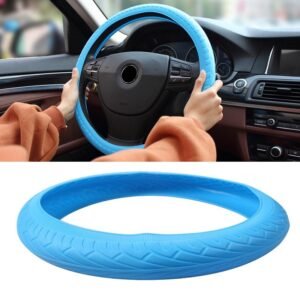 Κάλυμμα Τιμονιού Σιλικόνης [Tire] - Blue