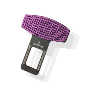 Κλιπ Κουμπώματος Ζώνης Αυτοκινήτου Με Στρας – [3 Χρώματα] - Pink