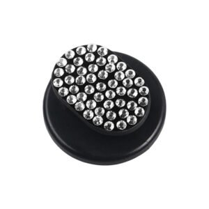 Αυτοκόλλητοι Γάντζοι Αυτοκινήτου Με Στρας – [3 Χρώματα] - Silver