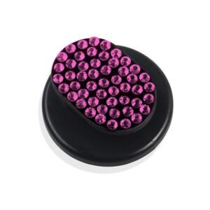 Αυτοκόλλητοι Γάντζοι Αυτοκινήτου Με Στρας – [3 Χρώματα] - Pink