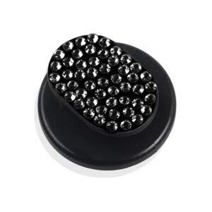 Αυτοκόλλητοι Γάντζοι Αυτοκινήτου Με Στρας – [3 Χρώματα] - Black