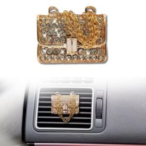 Αρωματικό Αυτοκινήτου Με Σχέδιο Τσάντας – [Χρυσό Χρώμα]