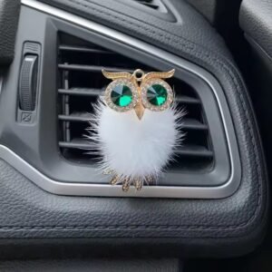 Αρωματικό Αυτοκινήτου Με Σχήμα Κουκουβάγιας – [6 Χρώματα] - White