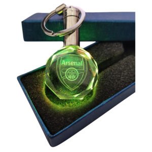 Κρυστάλλινο 3D Led Μπρελόκ Με Λογότυπο Ομάδων - Arsenal , With LED