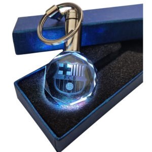 Κρυστάλλινο 3D Led Μπρελόκ Με Λογότυπο Ομάδων - Barcelona , With LED