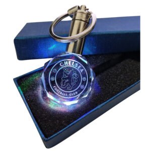 Κρυστάλλινο 3D Led Μπρελόκ Με Λογότυπο Ομάδων - Chelsea , With LED