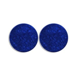 Διακοσμητικά Σουβέρ Αυτοκινήτου Με Στρας – [7 Χρώματα] - Blue