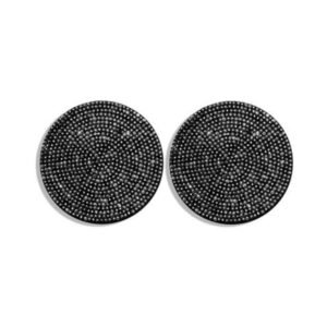 Διακοσμητικά Σουβέρ Αυτοκινήτου Με Στρας – [7 Χρώματα] - Black